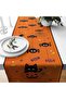 Digital Printed Runner - Floral/Leaf/Pumpkin Patterned / Embroidery-Looking / Autumn / Halloween Series - 140X40 cm