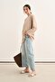 Women's Basic Long Sleeve Sweat Stone - 4