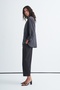 Women's Oversized Shirt with Pockets Anthracite - 3