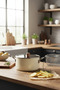 Enamel 23 cm Pro Frying and Yogurt Pot Ivory - 3
