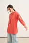 Women's Basic Long Sleeve Sweatshirt Tile - 5