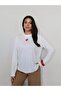 Crew Neck Long Sleeve Blouse - 4