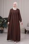 Muslin Fabric Hijab Dress 100% Cotton Mother's Dress Prayer Dress Robe Dress Umrah Dress Plus Size Hijab Dress - 2