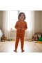 Boy's Cotton Fox Figure Printed Long Sleeve 2-Piece Set Cb1072 - 2