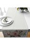 Digital Printed Runner - Floral Pattern / Embroidery Look / Spring Series - 140X40 cm