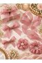Powder Striped Chiffon Ribbon 2.5 cm – 1 Roll 20 Meters – Decorative Bow, Gift Wrapping and Organizational Decoration Ribbon - 4