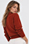 Women's Tile Polo Collar Long Sleeve Knitwear Blouse - 4