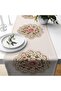 Digital Printed Runner - Floral Pattern / Embroidery Look / Spring Series - 140X40 cm