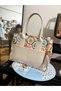 Leather Detailed Tote Bag - 3
