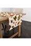 Digital Printed Runner - Floral/Leaf Patterned / Embroidery-Looking / Autumn Series - 140X40 cm - 3