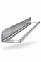 Stainless Steel Adhesive Towel Holder, Mounting Without Drilling, Strong Adhesive Bathroom Towel Rack, Single - 2