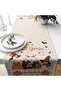 Digital Printed Runner - Floral/Leaf/Pumpkin Patterned / Autumn / Halloween Series - 140X40 cm
