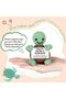 Positive Crochet Turtle with Encouragement Card, Handmade Funny Gift - 4