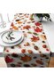 Digital Printed Runner - Floral/Leaf Pattern / Autumn Series - 140X40 cm