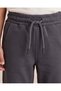 Boys Charcoal Plain Loose Fit Track Pants - 3