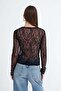 Stone Detailed Transparent Blouse B1103 - 6