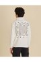 Senior Boys Ivory Urban Area Half Zip Oversized Sweatshirt - 3