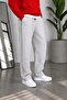 Men's 3 Thread Cotton Sweatpants with Side Piping - 3