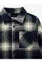 Buttoned Long Sleeve Plaid Lumberjack Shirt with Pockets - 7