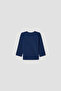 Baby Boy Navy Blue Tshirt - 3