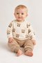 Baby Set Teddy Bear Patterned 2-Piece Top and Bottom Set Seasonal Baby Boy/Girl Set 3 6 9 12 Months - 5