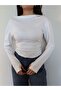 Kayık Yaka Waist Gathered Blouse - 3