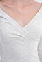 V-Neck Long Sleeve Blouse B1964 - 3