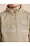Boys Beige Slogan Print Tracksuit 2 Piece - 3