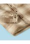 Infant Boys Beige Checked Fleece Shacket - 3