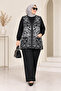 Anne Model Regional Pattern Pocketed Buttoned Woolen Vest
