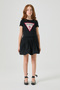 Girl Black Skirt