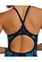 Women's Training Swimsuit Diamondfit Blue Rainbow Black - 7