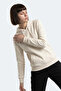 Kezio I Women's Ecru Sweatshirt - 5