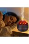 Air Humidifier, Aroma Diffuser, Fireplace Look Flame Steam Machine, Dark Brown - 2
