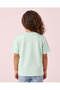 Girls Mint Butterfly Sequin T Shirt - 4