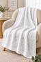 Butterfly Patterned Knitwear Baby Blanket