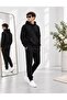 Men's 3 Thread Premium Quality Inner Ribbed Tracksuit Set - 3