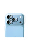 iPhone 18 Pro Alloy Sapphire Safir One-Piece Anti Reflective Safir Lens Protector Blue - 3