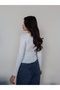 Kayık Yaka Side Tie Blouse - 5