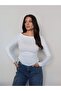 Kayık Yaka Side Tie Blouse - 4