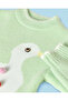 Infant Girls Green Embellished Pullover - 2