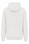 White Basic Hooded Men's Sweatshirt - 4