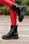 Waterproof Women's Non-Slip Sole Zippered Boots with Fur Inside - 6