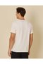 Men White Printed T-Shirt - 3