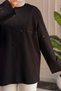 6259 - Comfortable, Casual Women's 2-Thread Embroidered Long Sweatshirt - 7