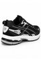 Men's Black and White Lace-Up Thick Sole Casual Comfortable Sports Shoes - 4