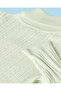 Infant Girls Green Cable Knit Pullover - 2