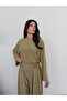 Modal Belt Detailed Draped Shalwar Suit - 4