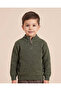 Boys Olive Knitted Sweater