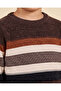 Boys Brown Knitted Pullover - 3